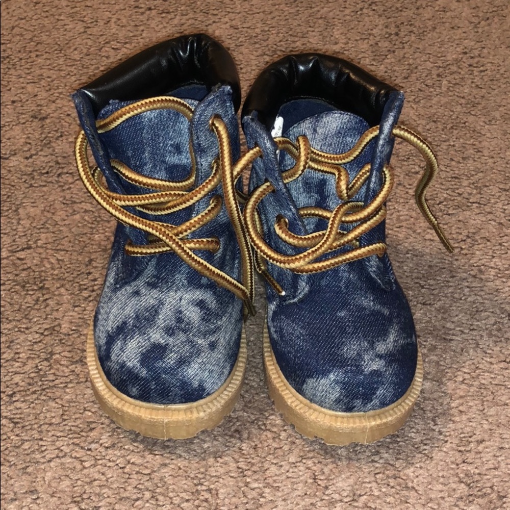 Jean Material Timb Like Boots